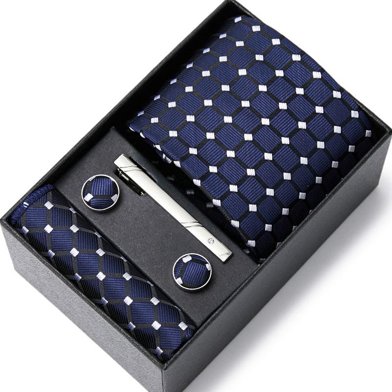Men's Six-Piece Tie Set for Business and Weddings