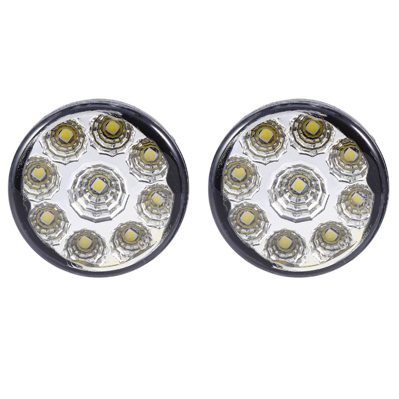 

2X Автомобильный Белый 9-СМД Светодиодный Дневной Ходовой Огонь ДХО Противотуманная Фара Лампы Головного Света