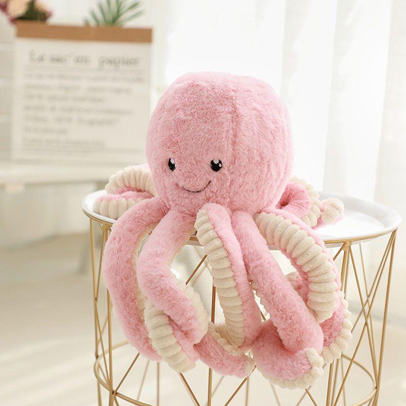 Adorable 15.7'' Octopus Plush Stuffed Toy Pillow For Kids And Home Decor
