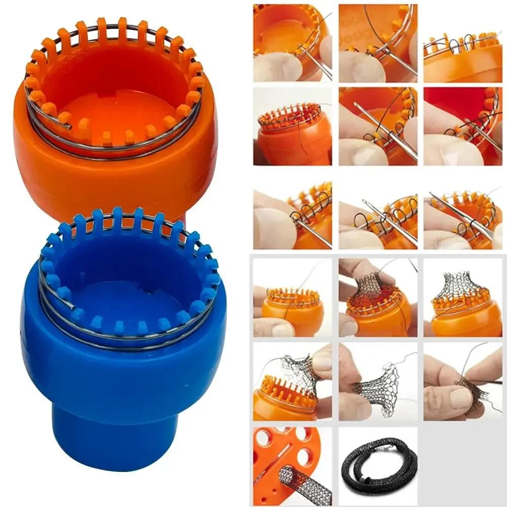 2025 Hot Manual Automatic Knitting Machine DIY Wool Crochet Scarf Sweater Adult Children Hats Socks Artifact Knitting Tools