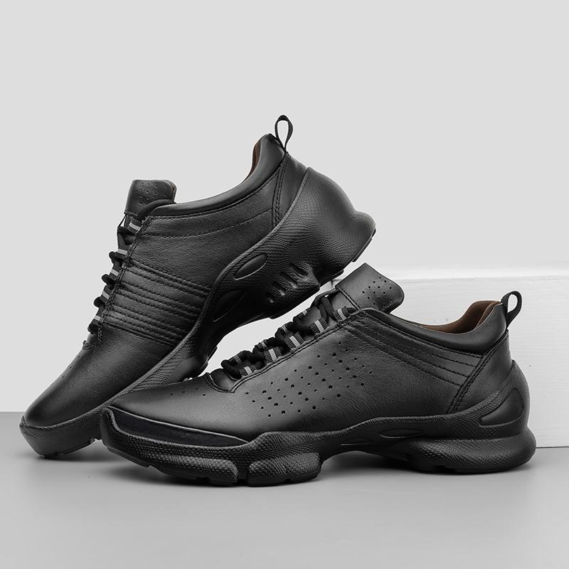 Fashion 2025 New Fashion Athletic Footwear Men's Genuine Leather Sneakers Casual Sports Shoes for Men Breathable Walking Running Shoes