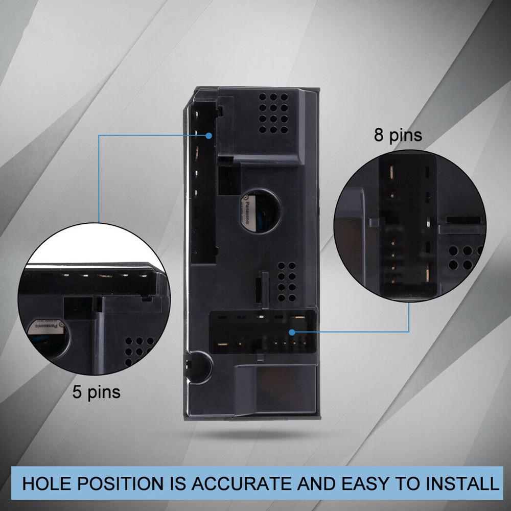 Power Window Switch Front Driver Side Master for Chevy Truck Blazer GMC 2-Door 15151356