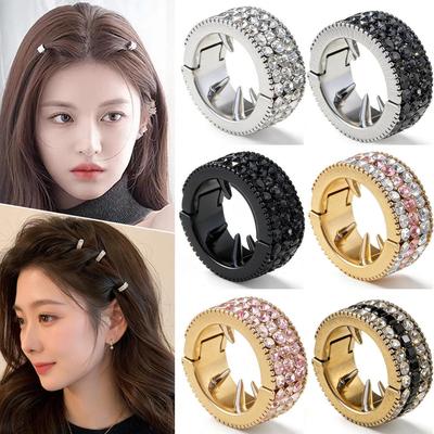 Round Metal Hair Clip for Women - 2026 High-End Bangs & Side Braiding Accessory