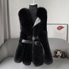 Imitation fur vest women's 2 winter wear thickened imitation fox fur vest jacket fashionable and light