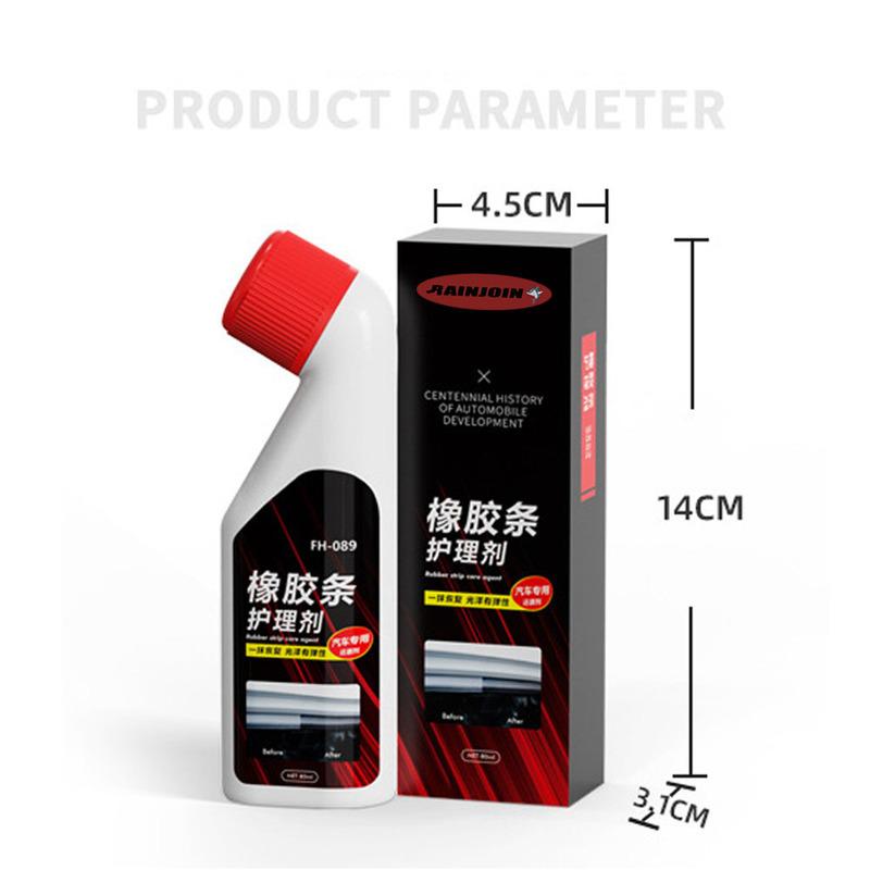 

Car Plastic Restorer Coating Agent Auto Rubber Strip Exterior Repair Clean Refresh Restoration Agent Black Shine Seal Brighten
