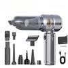 2-in-1 Portable Car Vacuum Cleaner Strong Suction Handheld Dust Blower Inflator 6000mAh Battery Home Car Dual Use