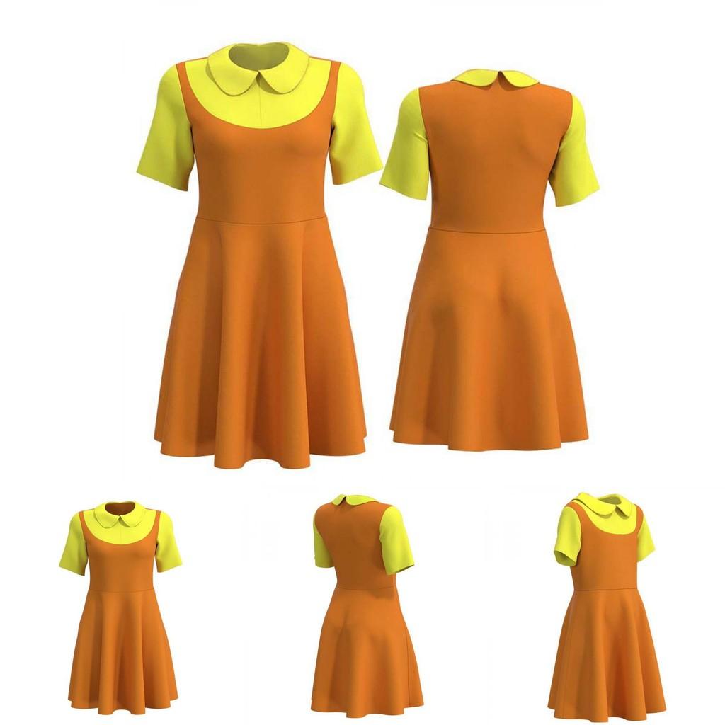 High Quality Squid Game Cosplay Costume Dress New Materials Flexible And Stylish