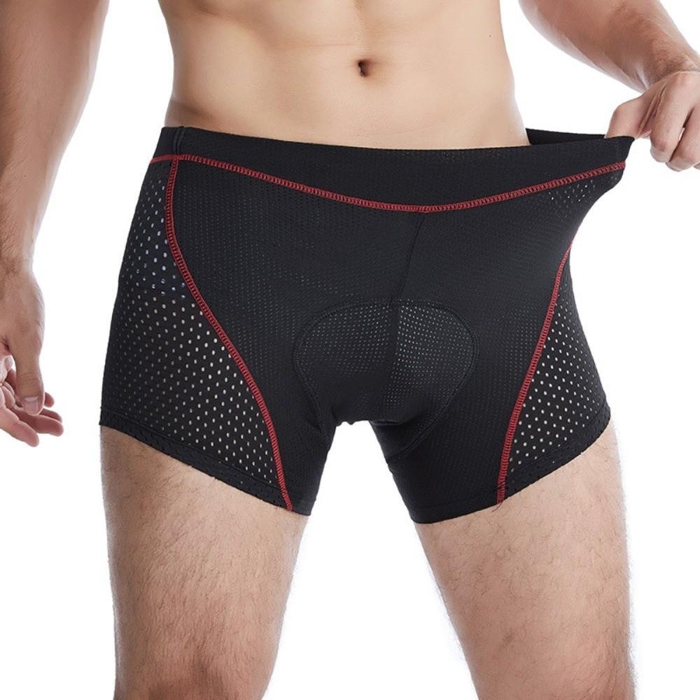 3D Padded Mens Cycling Underwear Breathable Bike Shorts Riding Underpants  Long Distance Riding