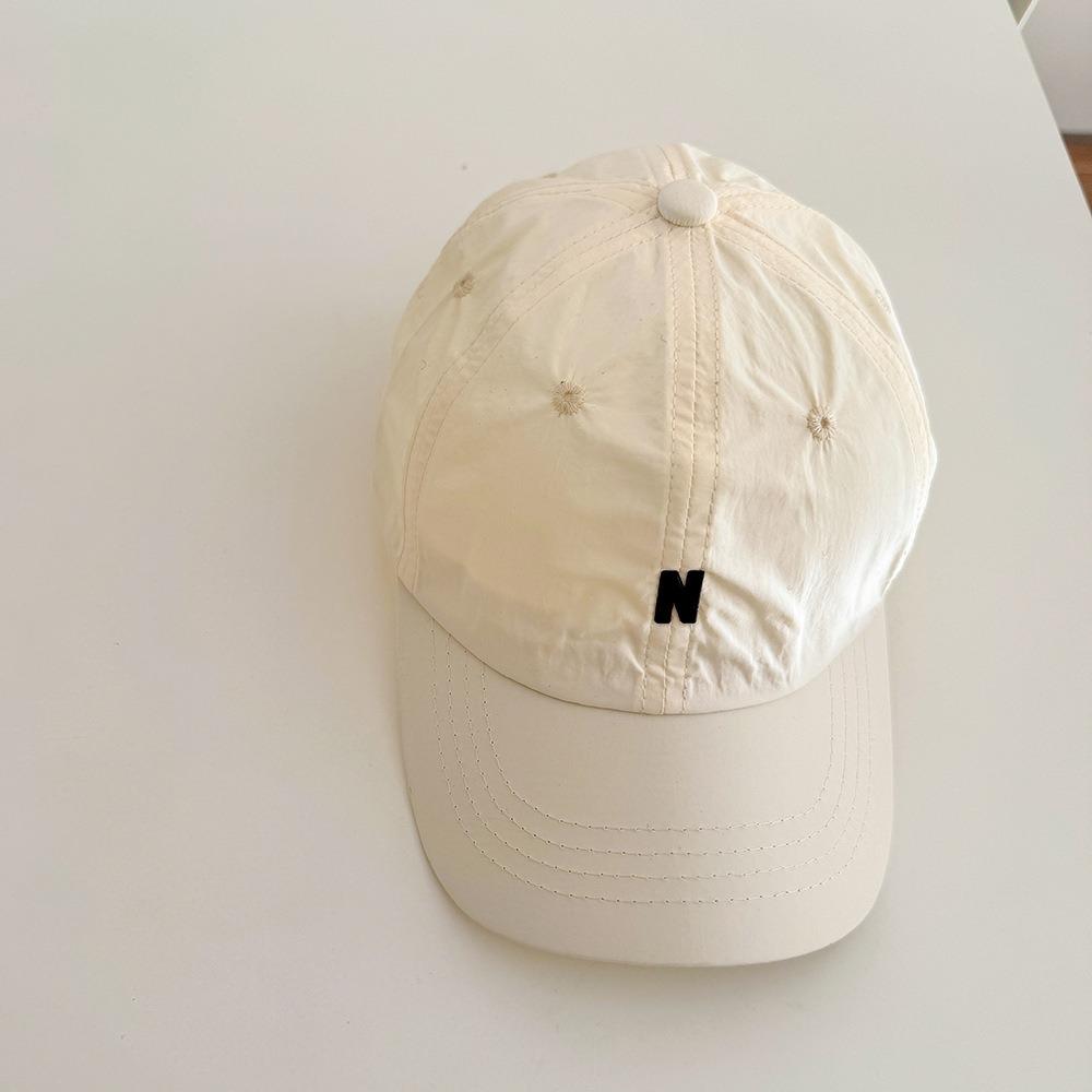 Letter N Children Baseball Cap Summer Sun Protection Cap Trendy Boys Girls Peaked Hat  Kids