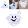 Soft And Comfortable Ghost Cloak Cape Halloween Cosplay Costume For Toddlers