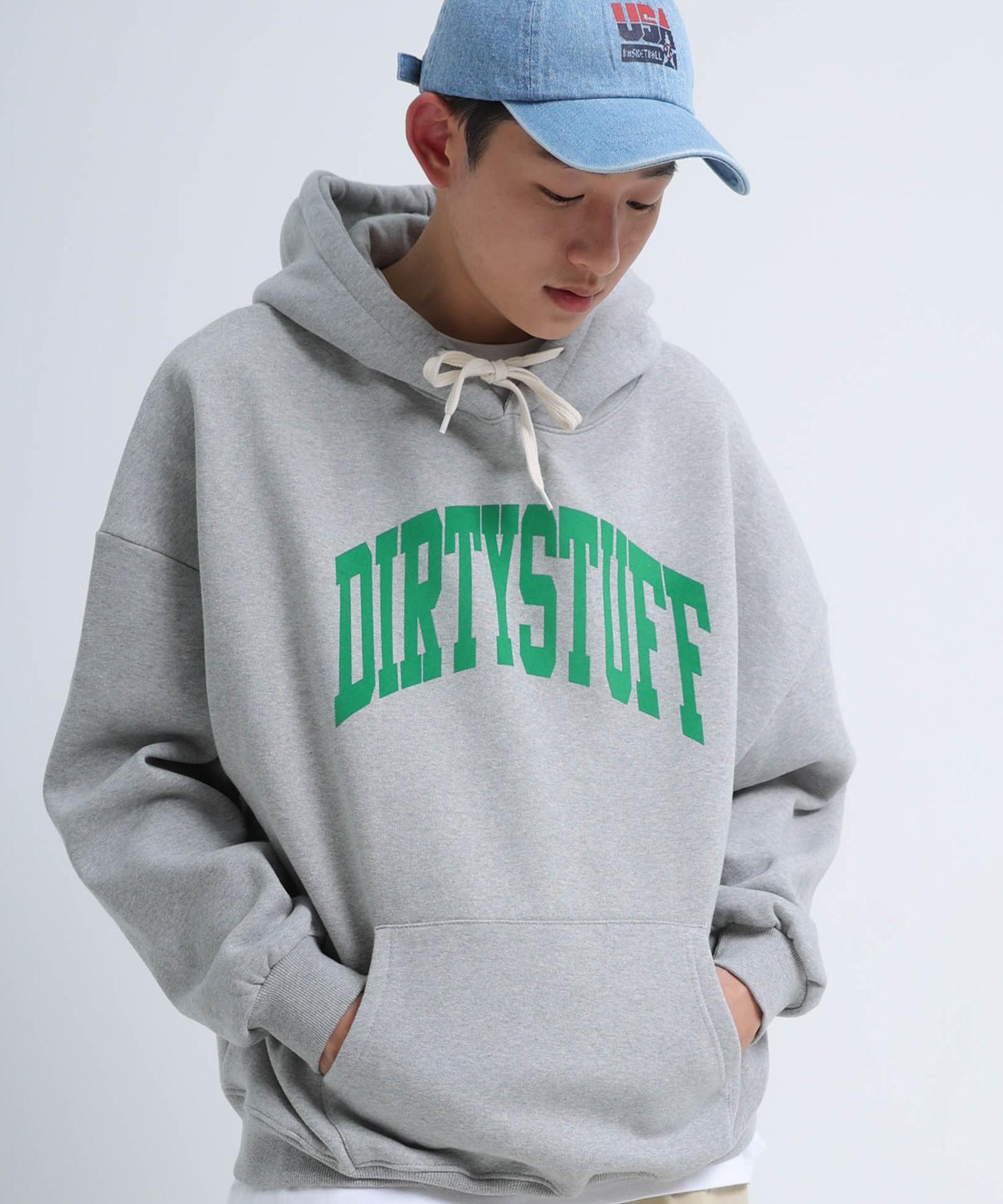Sturf Ds Flock Hoodie Gray Fleece-Lined Xl