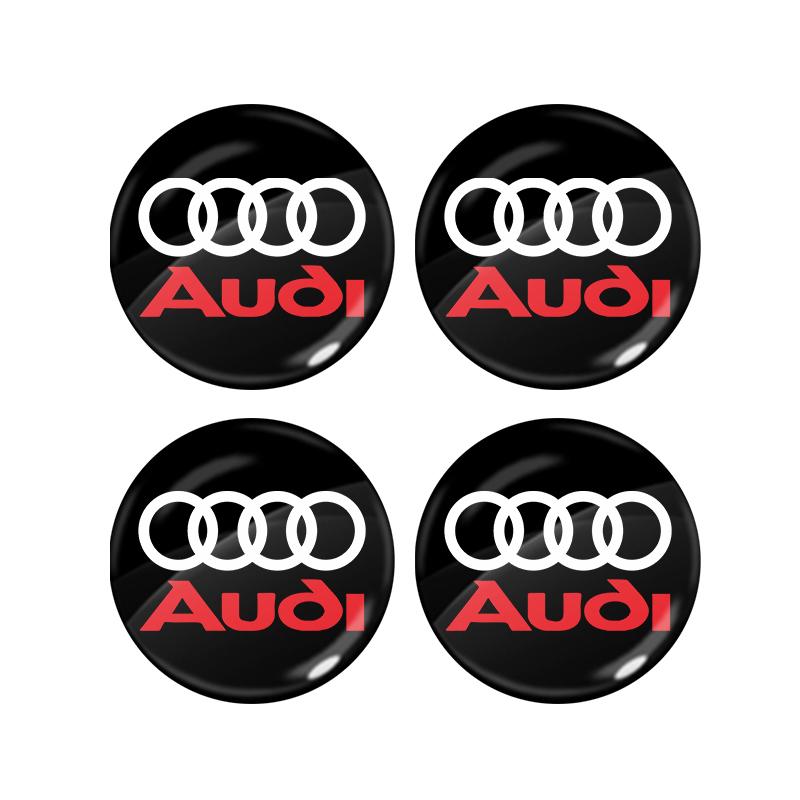 2026 Hot Car Door Handle Sticker Emblems 3D Dome Shape Auto Handle Protector For qaz1 A1 A3 8P A4 B5 B6 B7 B8 A5 A6 C5 C6 C7 A7 A8 Q3 Q5