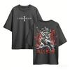 Tsugikuni Michikatsu T Shirt Demon Slayer Anime Graphic Tee Unisex Women Cotton Short Sleeve Casual Top Streetwear 2026 Summer New