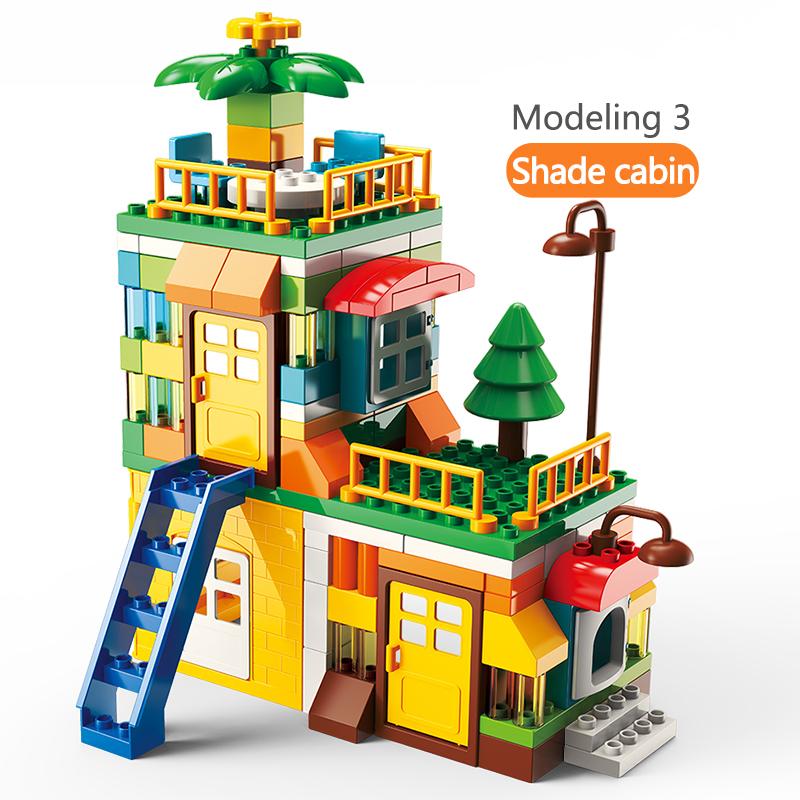 171-269PCS Marble Race Run Big Size Block Building Blocks Funnel Slide Blocks DIY Educational Big Brick Toys For Children Gift