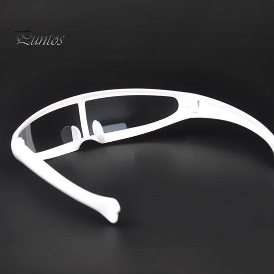Colorful Sunglasses Novelty Futuristic Mirrored UV Protection Punk X-Men Men Personalized Narrow Sun Glasses for Women Outdoor Fashion