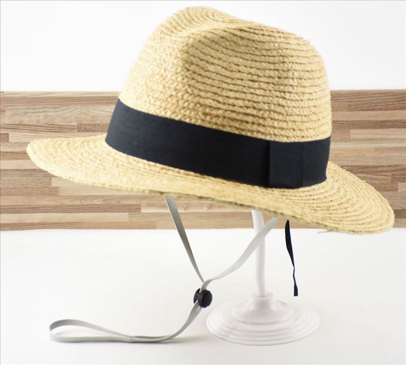 Raffia Straw Hat Large Head Circumference Panama Hat Multi-head Circumference 63cm Straw Hat Import Raffia Hat Large Hat