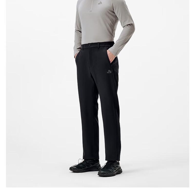 BOSHINE Women's Winter Windproof High-Elastic Fleece Lined Outdoor Softshell Pants