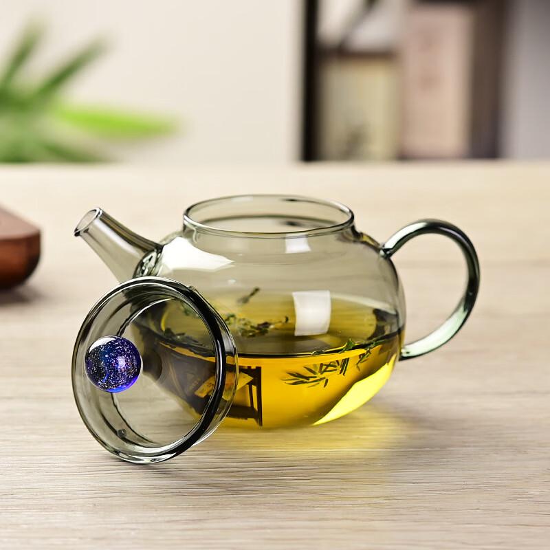 Shàng Qí Retro Starry Sky Filtering Glass Teapot