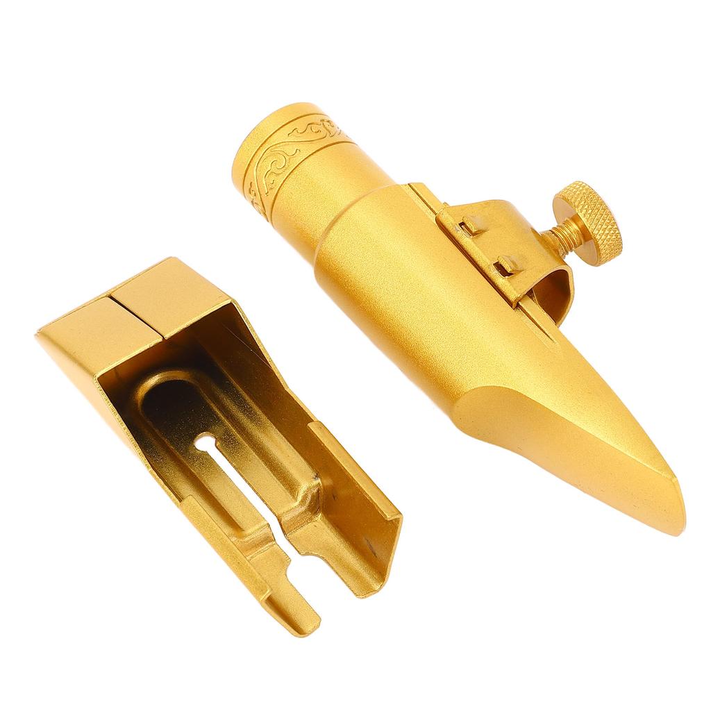 Altsaxophonmundstück 8C Messing vergoldet Es-Altsaxophonmundstück zum Ersatz