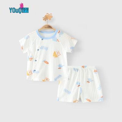 Youqi Baby Summer Breathable Short Sleeve Set
