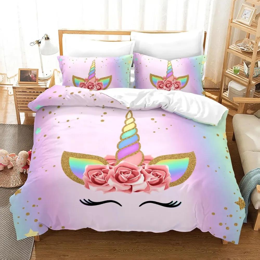 Pink Eyelash Duvet Cover Set Girls Women Eyelash Heart Printed Bedding Set Closed Eyes Pattern Design Comforter Cover Queen Size