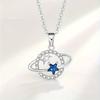 Fashionable and elegant star shaped pendant necklace