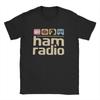 Herren Ham Radio Operator Amateurfunk T-Shirts Reine Baumwolle Kleidung Lustige Kurzarm Rundhals T-Shirts Übergrößen T-Shirts