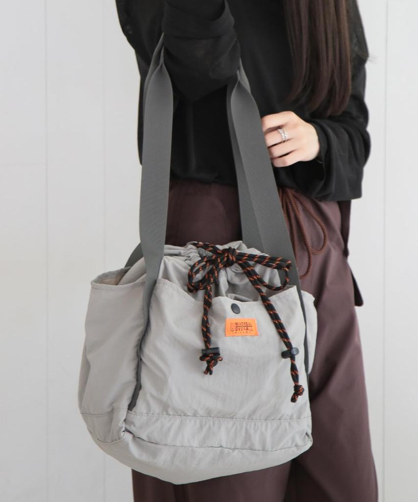 Universal Overall SHINGEN BUDOU BAG M Drawstring Shoulder Bag UVO-188 FREE G.BEG 224500169G.BEGFREE