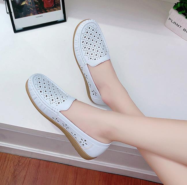Fashion Summer New Fashion Round Toe Nurse Shoes Soft Sole Non-slip Sandals Flat Shoes Breathable Casual Sports Women's Shoes