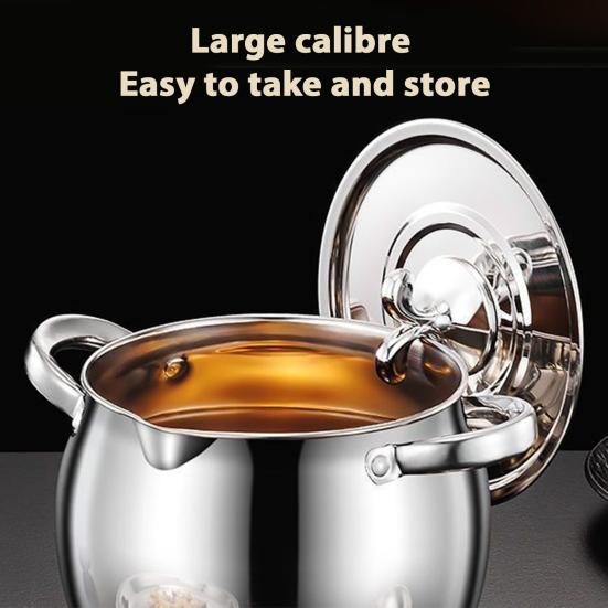 Yousheng Bacon Grease Container Stainless Steel Oil Pot with Filter And Lid Dual Handle Lard Pot Kitchen Oil Storage Jar