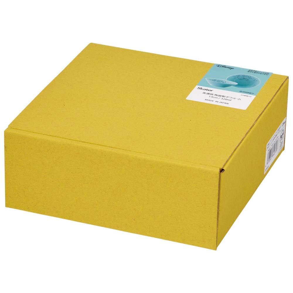 Skater Mino Ware Disney Turquoise Bowl, Small, 13cm, Ariel, Blue, CHBW13-A