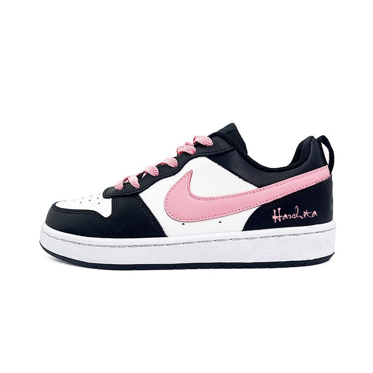Кроссовки Nike Court Borough Skateboard Женские Низкие Розовые BQ5448-115(Команда275-  ) 37.5