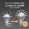 Set of 2 Waterproof E26 9W LED Bulbs for Marine Use, Compatible with 12V and 24V, Energy-Saving, White, Noiseless, for Deck Lighting and Marine