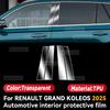 Für Renault Grand Koleos 2025 Auto Innenraum Mittelkonsole Instrumentenbrett Schutzfolie Kratzfester Aufkleber Zubehör