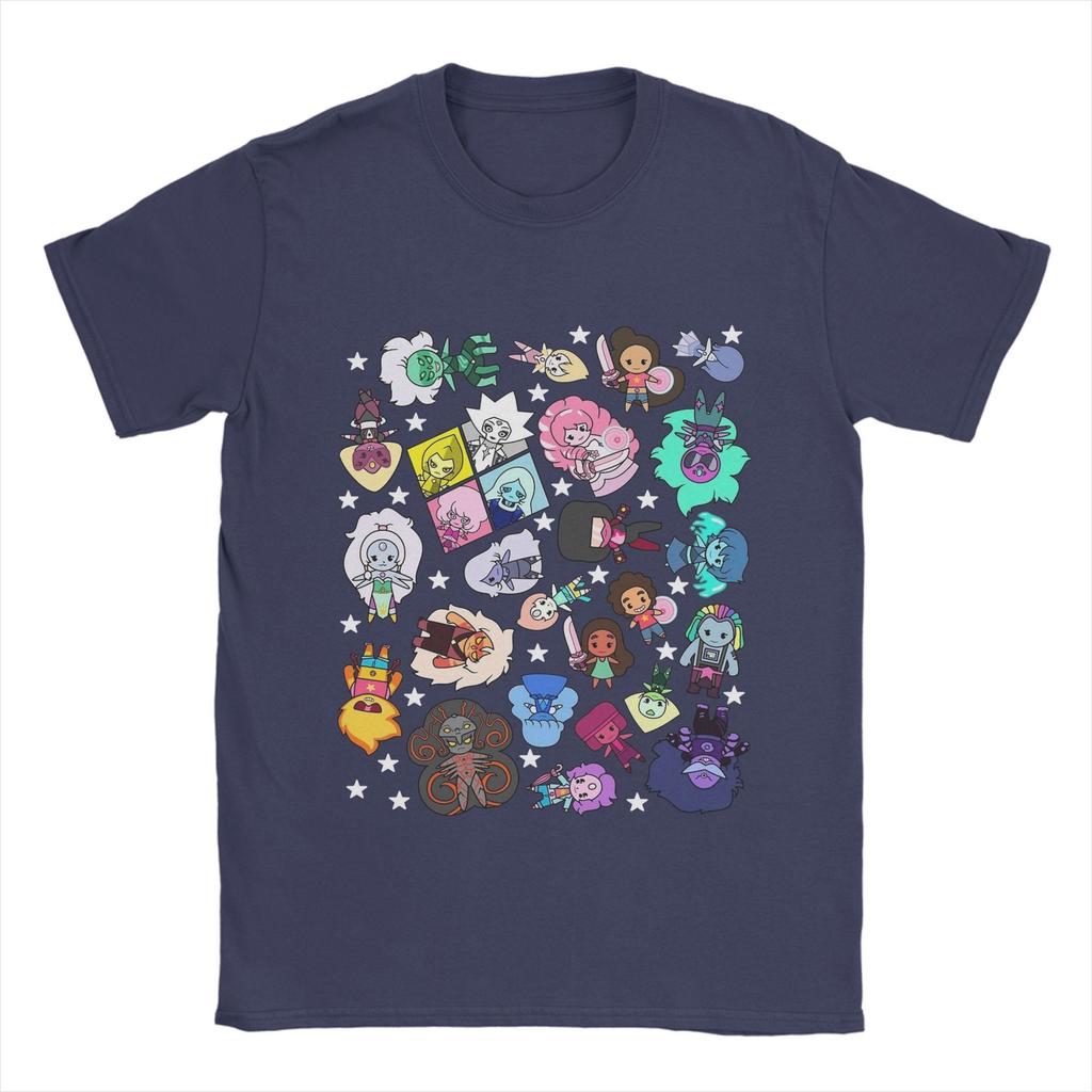 Steven Universe  T Shirt Summer  Cotton T-Shirts For Men's Fashion Casual Tee Shirt Short Sleeve Y2K Retro Tees