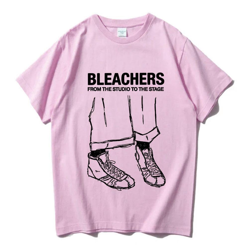 Bleachers Band Fashion T-shirt Unisex Streetwear Cotton Short Sleeve Men/Women Tshirts Casual Summer O-neck Graphic Merch Tees