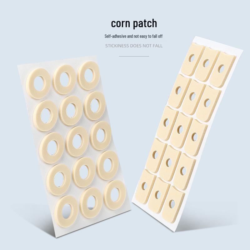 Latexové kukuřičné podložky: Náplasti na kuří oka pro muže a ženy - Chrání před oděrkami a třením nohou.