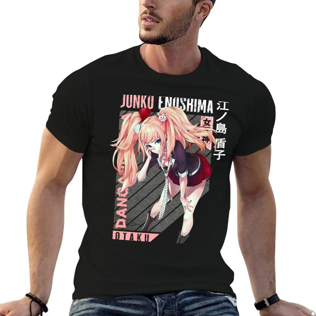 Junko Enoshima T-Shirt man t shirt luxury man t shirt designer anime tshirt T-shirt