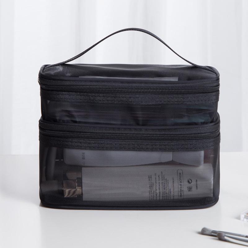 Portable Large-Capacity Toiletry and Cosmetic Bag with Palace Style and Optional Logo