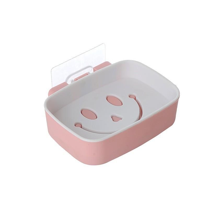 Suction Cup Wall-Mounted Soap Rack: Punch-Free, Creative Drain Design, No Water Accumulation, Home Storage Solution