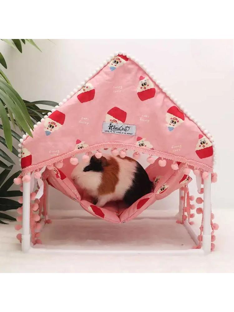 Small Pet Hammock Ferret Guinea Pig Chinchilla Dutch Pig Hanging Bed House Rat Hamster Shelter Accessories Small Animal Tent
