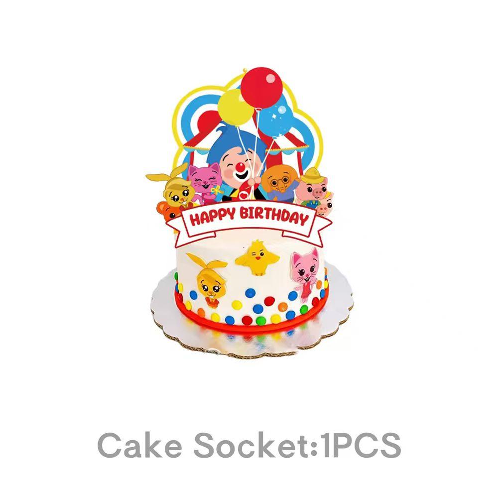 Circus Theme Clown Birthday Party Decoration Tableware Cup Plate Balloon Backdrop Baby Shower Kids Birthday Party Supplies Toy
