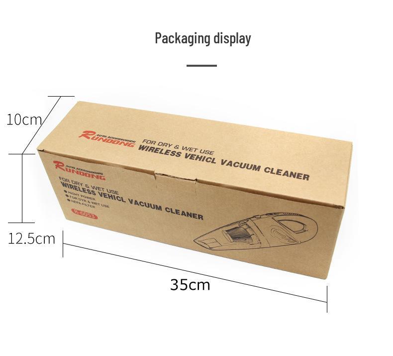 Wireless Handheld Car and Home Vacuum Cleaner - High Power, Wet/Dry Use, Portable