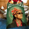 Music W-Wiz K-Khalifa Throw Flannel Blanket Suitable For Sofas Beds Offices Travel, Camping Chairs
