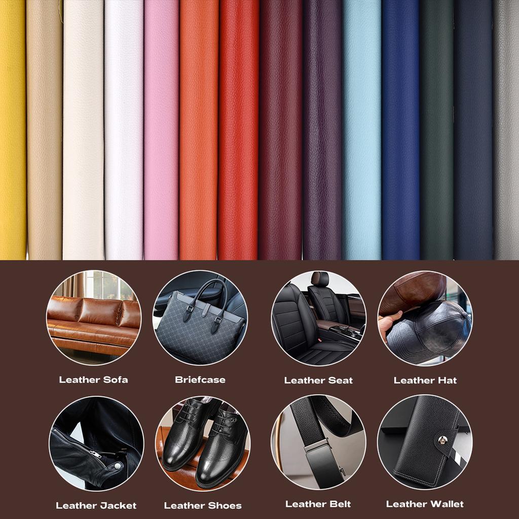PU Leather Patches Stickers Self Adhesive Leather Fabric Adhesive Sofa Bag Seat Repair DIY Patch 20x30cm 25x60cm 10x20cm