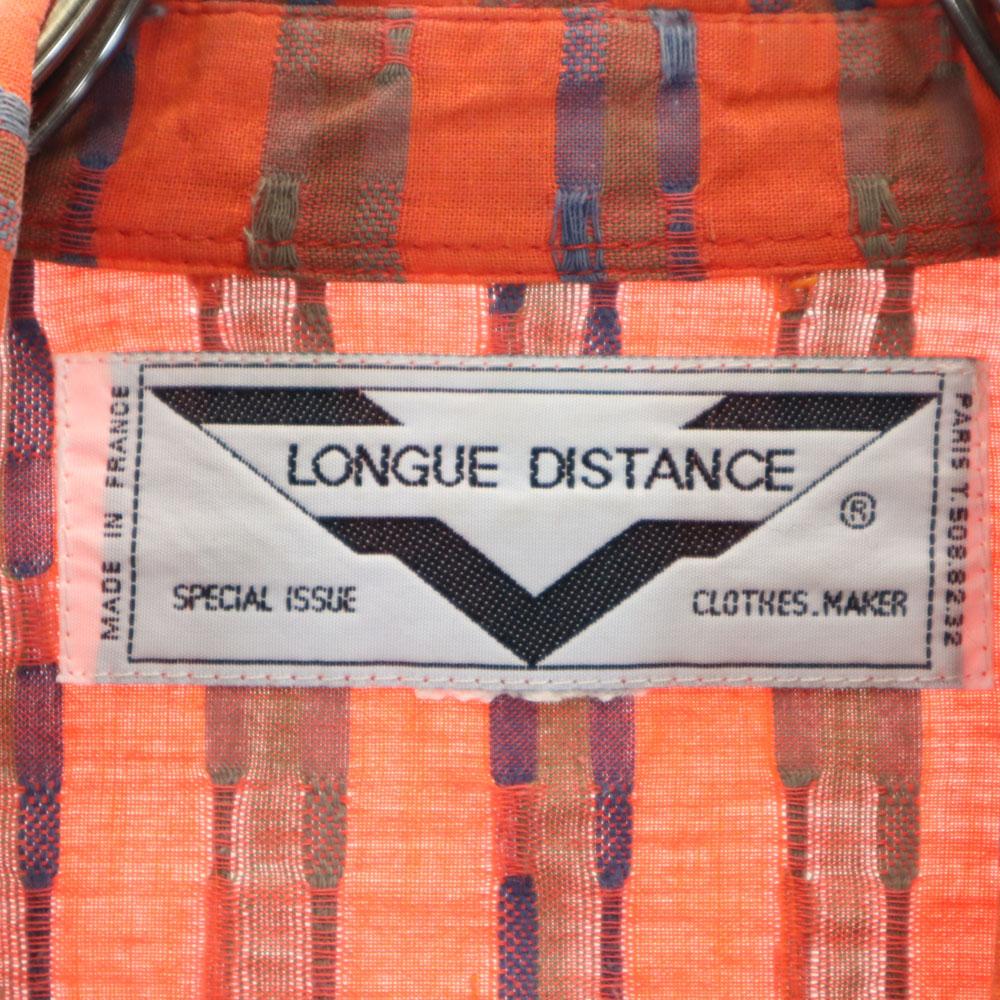 LONGUE DISTANCE 80s Vintage Made in France Overall handle Long sleeve shirt Men's Used