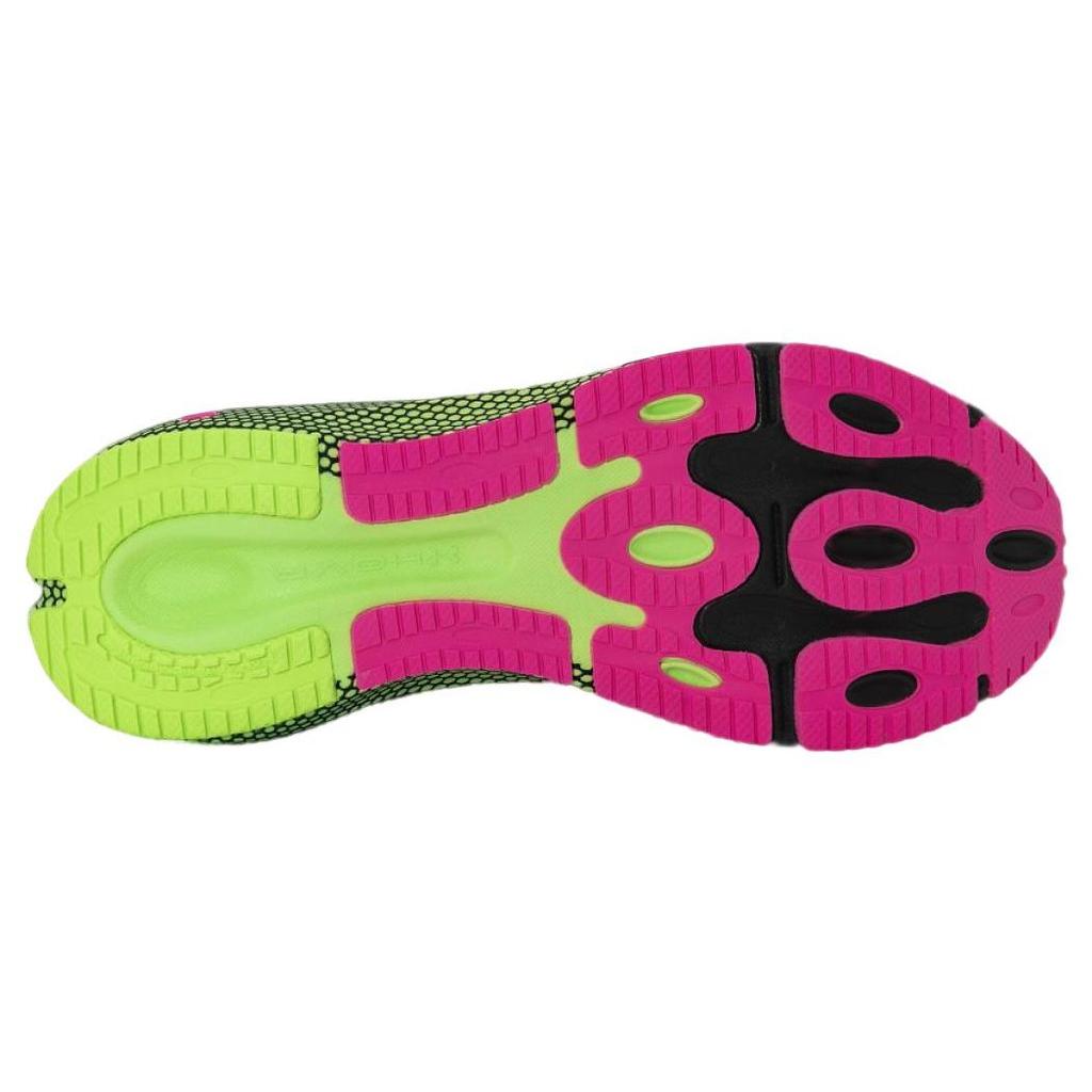 Under Armour HOVR Machina 3 Black Lime Pink Men Sneakers Lime-Surge Rebel-Pink 3025650-005