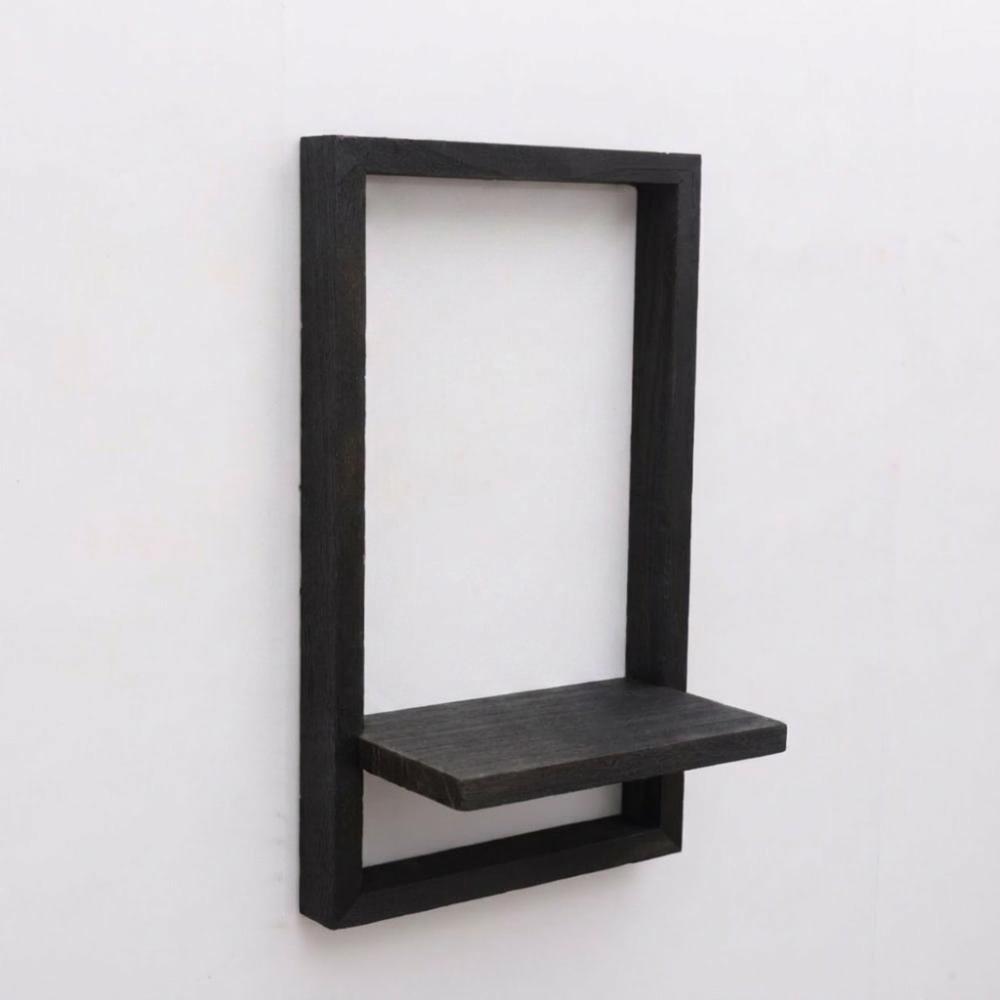 Strong Load-bearing Plant Display Rack Wooden Indoor Plant Stand Wall Plant Shelf Living Room Style A