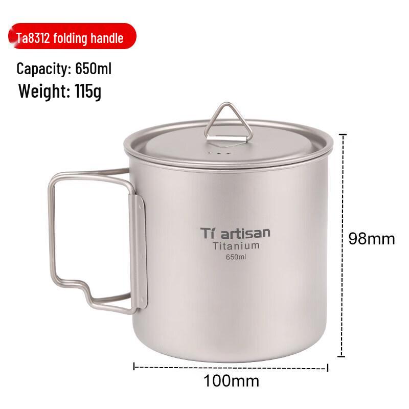 Portable Titanium Camping Mug