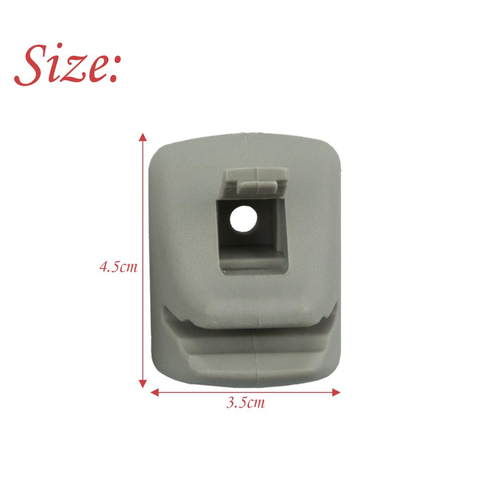 Grey Sun Visor Retainer Clip Clamps For Ford Focus 2000 2001 2002 2003 2004 Car Interior Accessories YS4Z-5404132-AAA